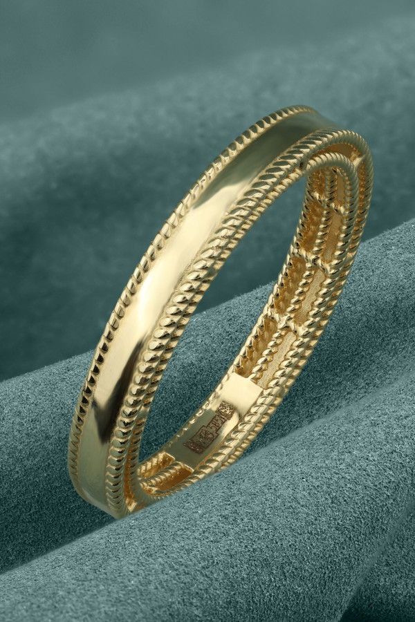 Кольцо из лимонного золота