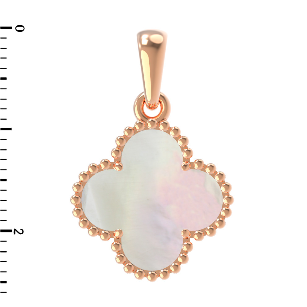 Подвеска из золота c перламутром