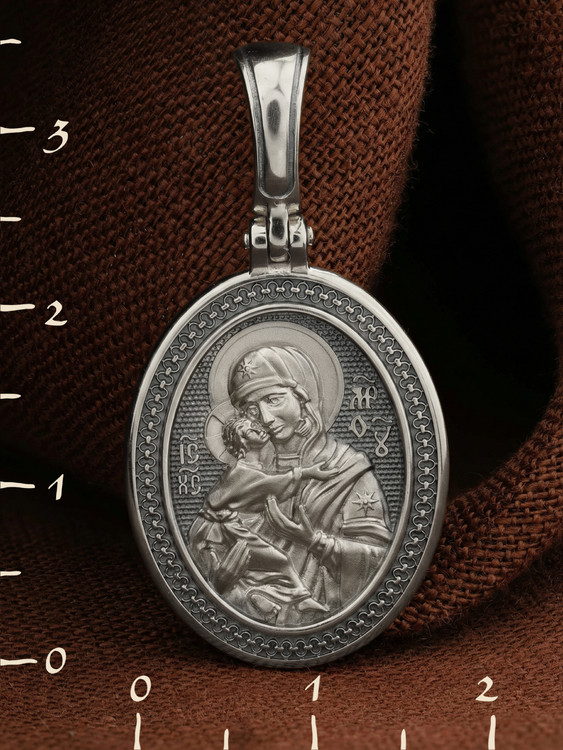 Образок из белого золота