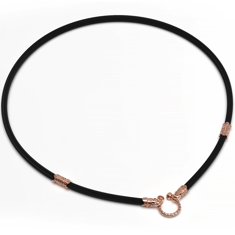 Шнурок шёлковый из золота c шёлковым шнурком