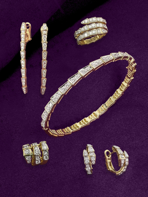 Браслет из лимонного золота c бриллиантами