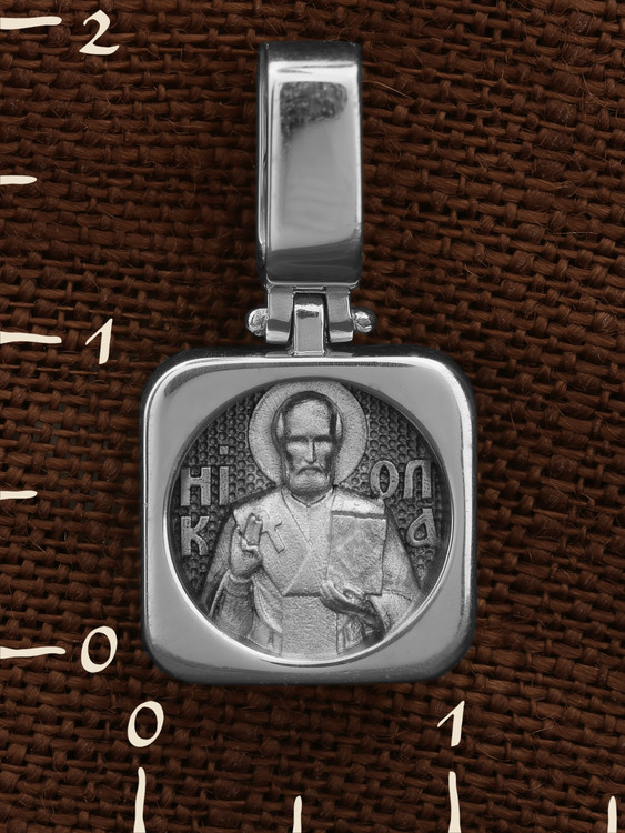 Образок из белого золота