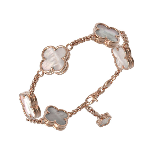 Браслет из золота c перламутром