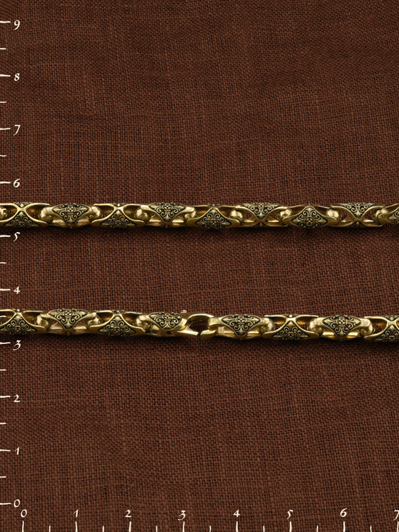 Цепь из лимонного золота