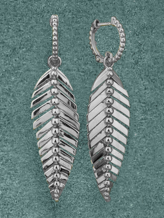 Серьги из белого золота