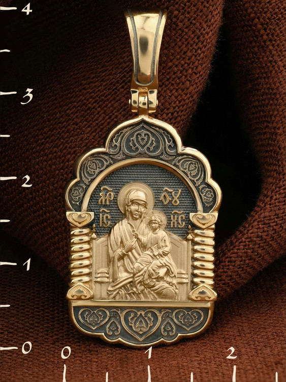 Образок из лимонного золота