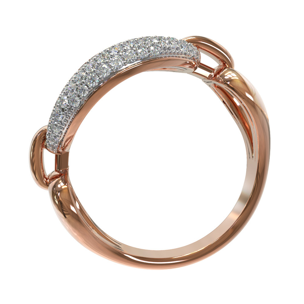 Кольцо из золота c бриллиантами