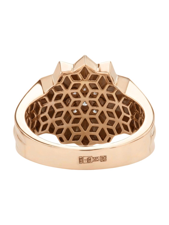 Кольцо из золота c бриллиантами