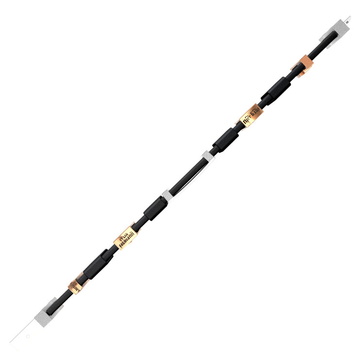 Браслет из белого золота c кожаным шнурком