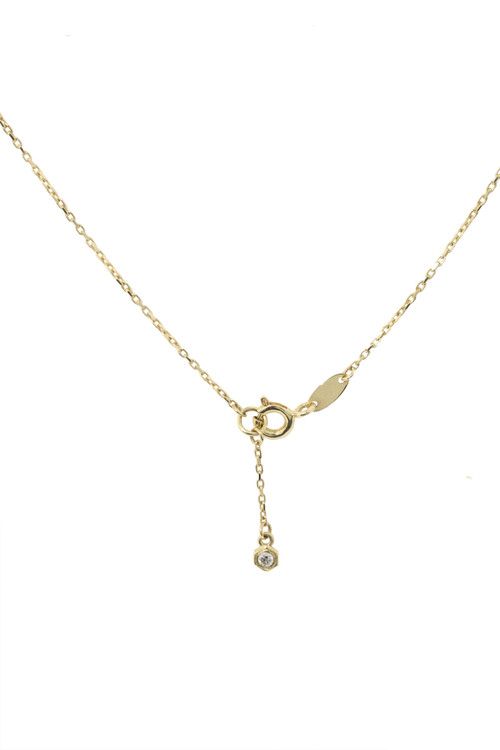 Колье из лимонного золота c бриллиантами и малахитом