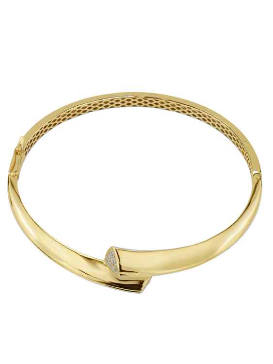 Браслет из лимонного золота c бриллиантами