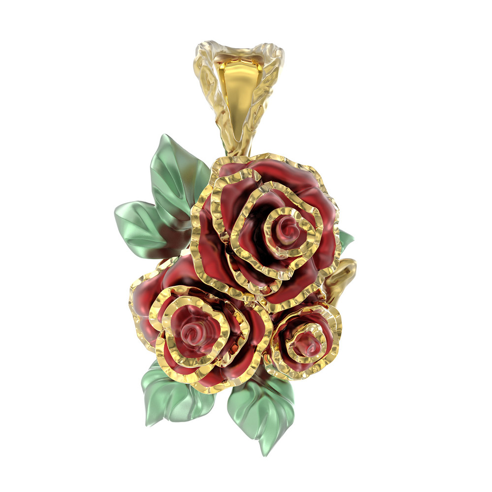 Подвеска из лимонного золота