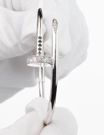 Браслет из белого золота c бриллиантами