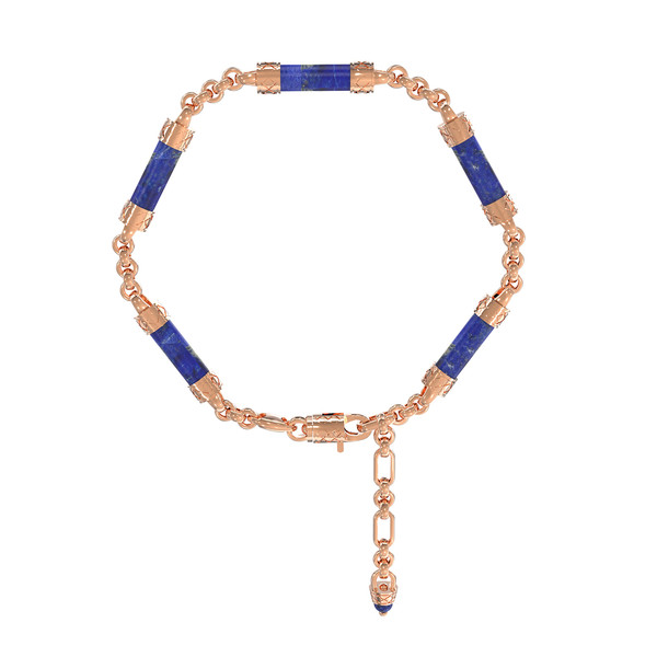 Браслет из золота c лазуритом