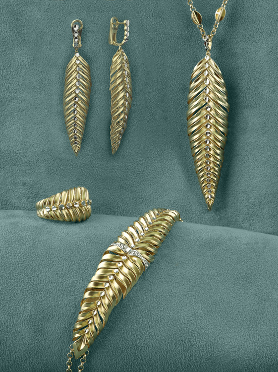 Браслет из лимонного золота