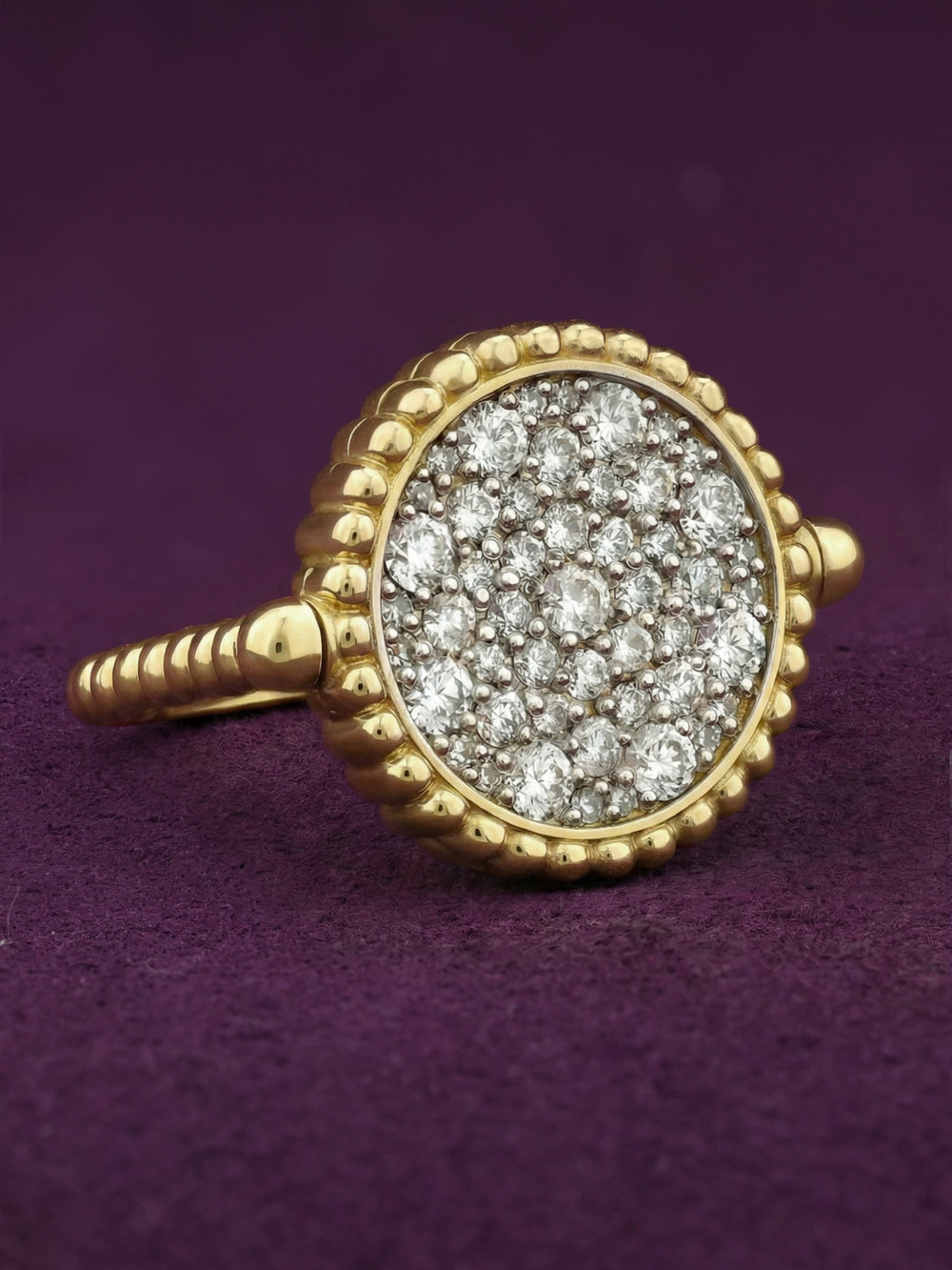 Кольцо из золота c бриллиантами