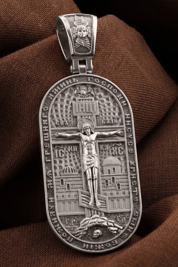 Образок из белого золота