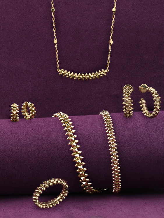 Серьги из лимонного золота