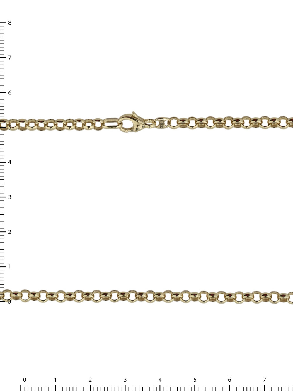 Цепь из лимонного золота