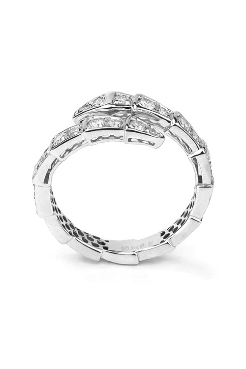 Кольцо из белого золота c бриллиантами