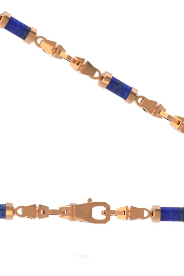 Цепь из золота c лазуритом