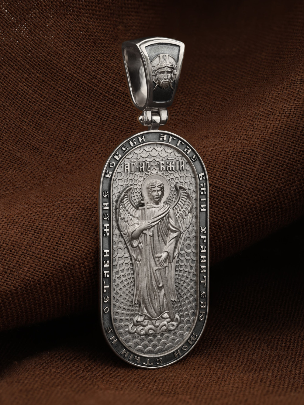 Образок из белого золота