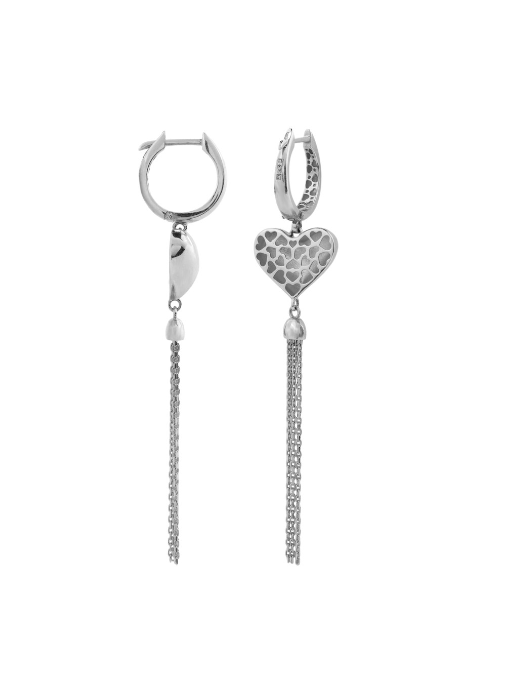 Серьги из белого золота