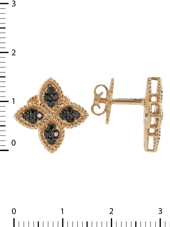 Серьги из золота c бриллиантами