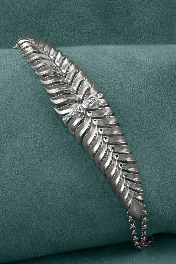 Браслет из белого золота