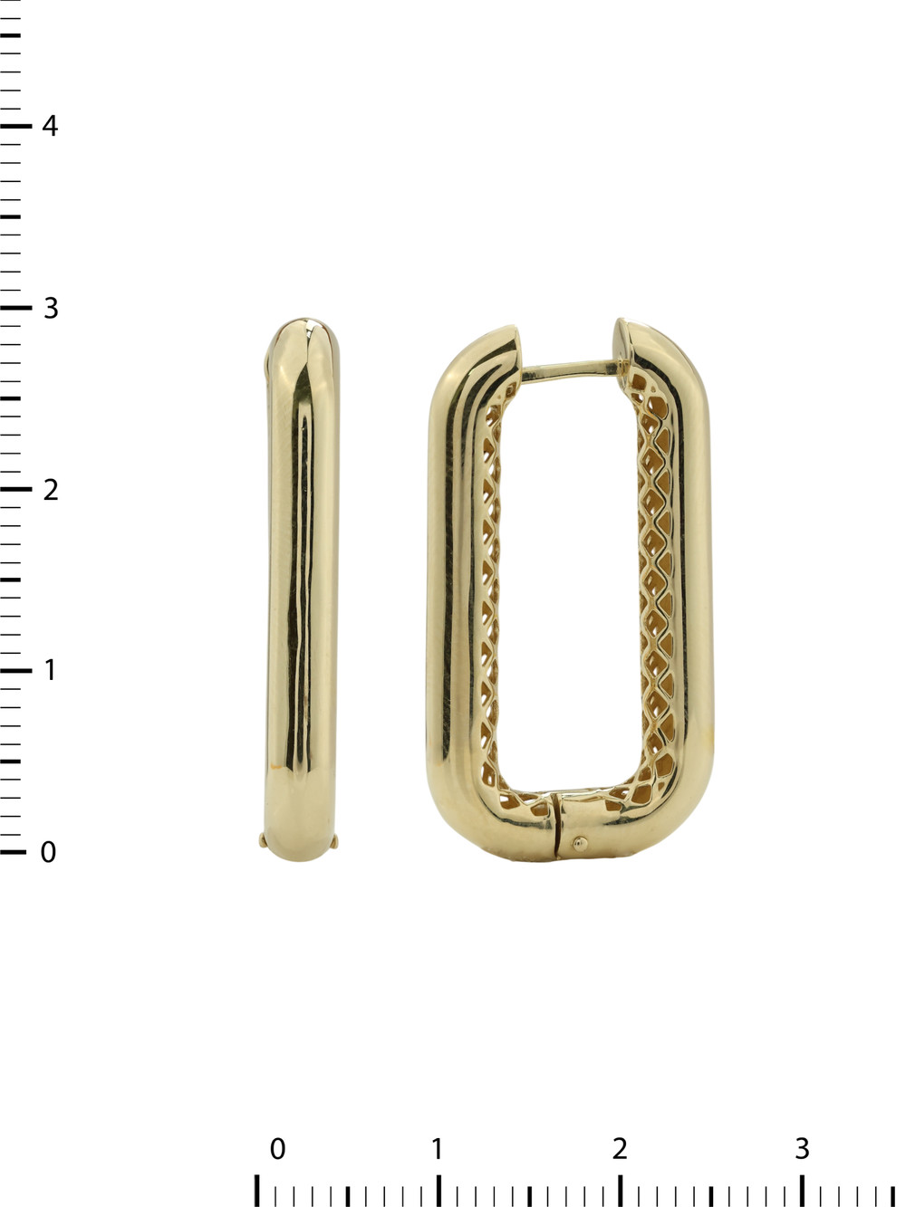 Серьги из лимонного золота