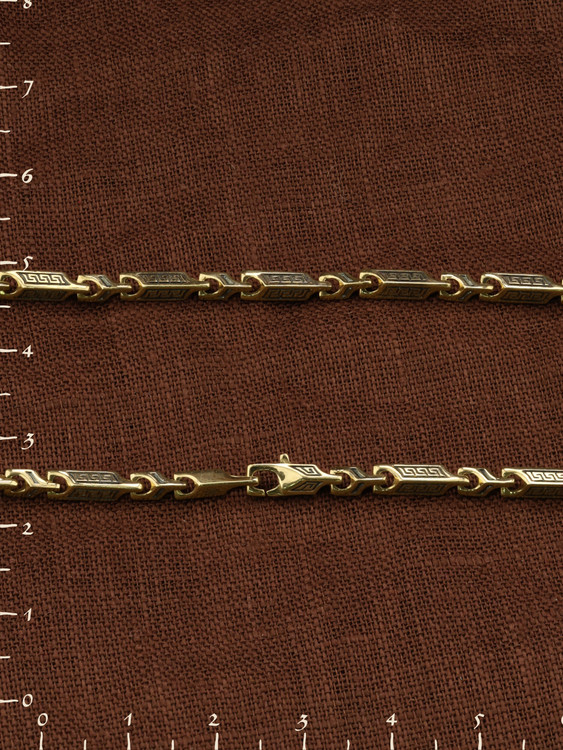 Цепь из лимонного золота