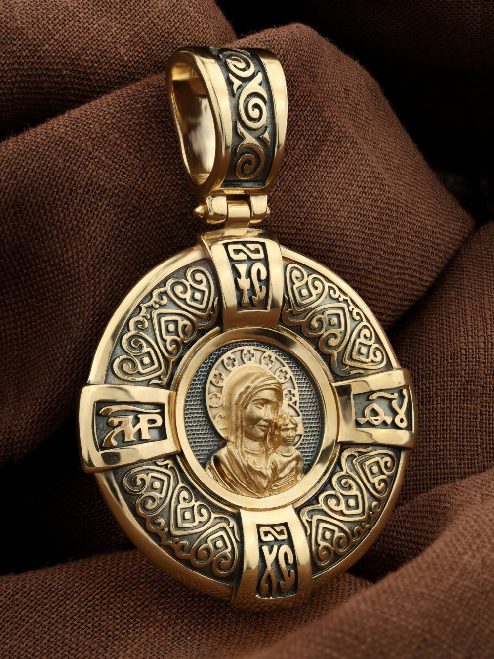 Образок из лимонного золота