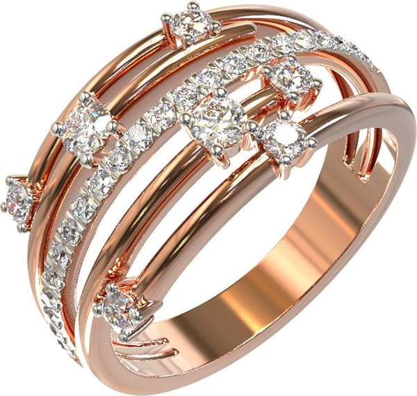 Кольцо из золота c бриллиантами