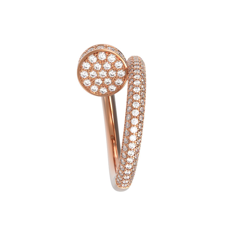 Кольцо из золота c бриллиантами