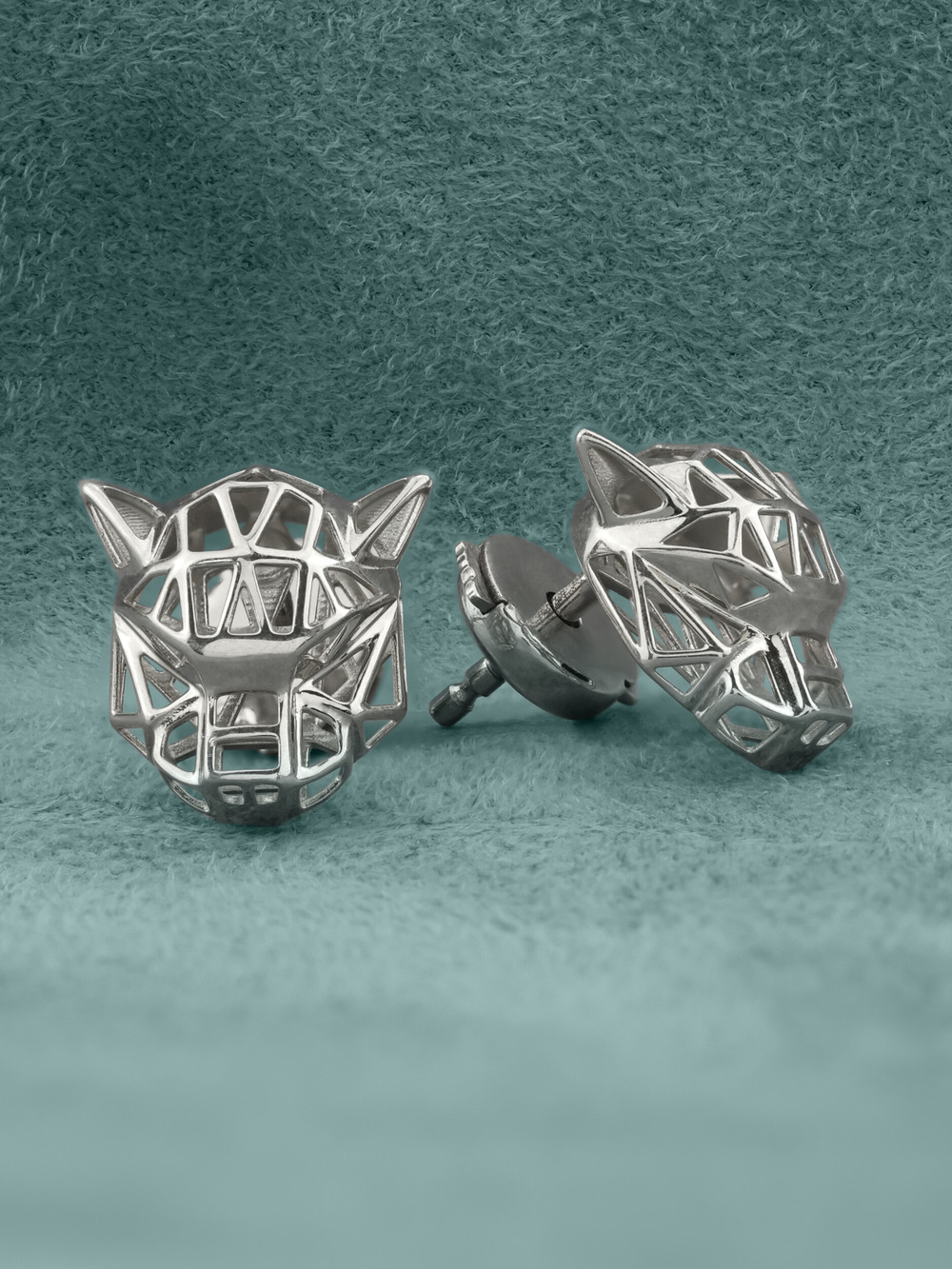 Серьги из белого золота