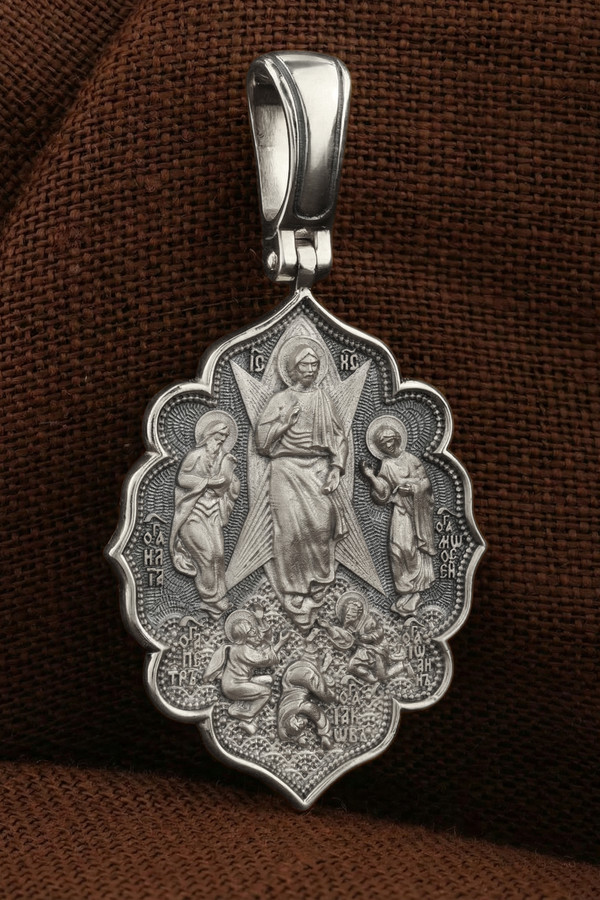 Образок из белого золота