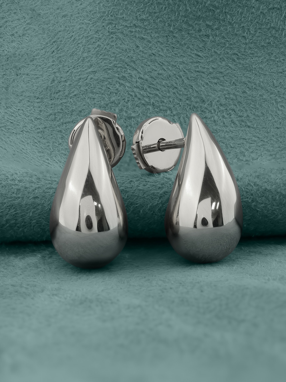 Серьги из белого золота