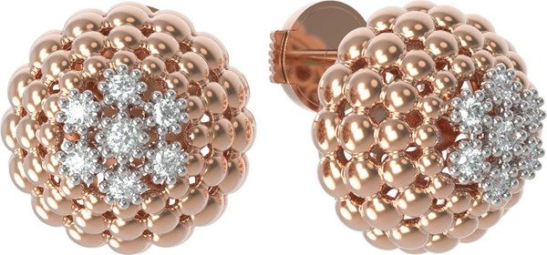 Серьги из золота c бриллиантами