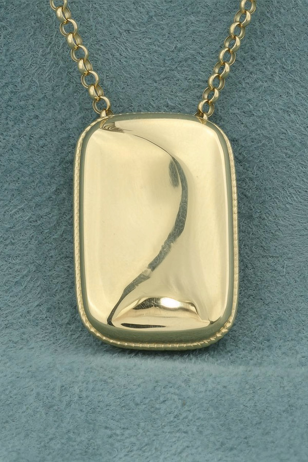 Подвеска из лимонного золота