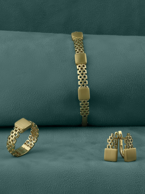 Браслет из лимонного золота