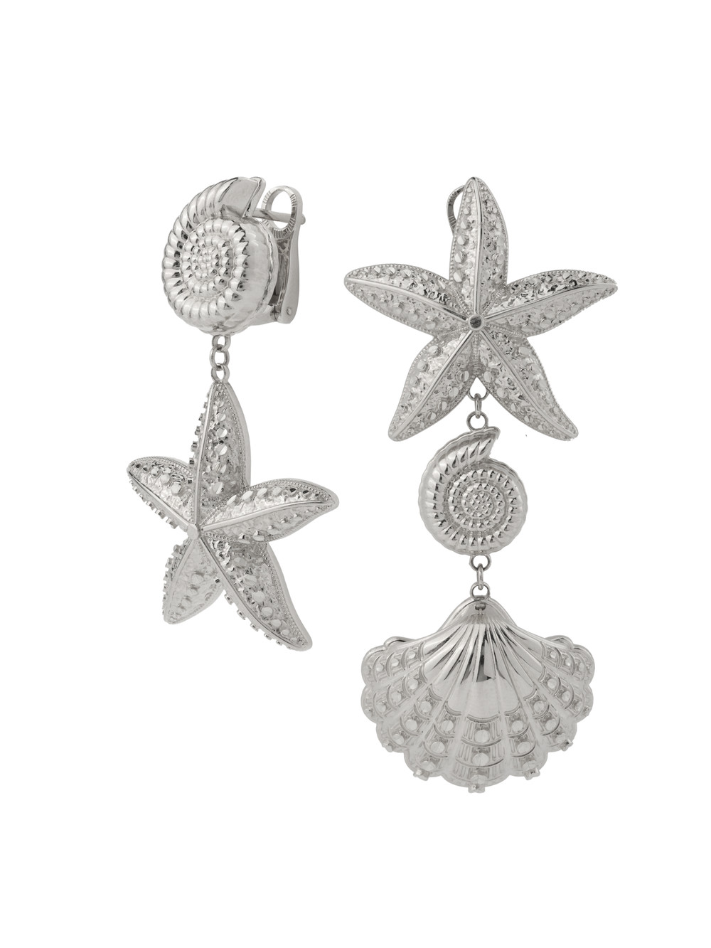 Серьги из белого золота