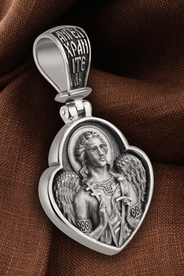 Образок из белого золота