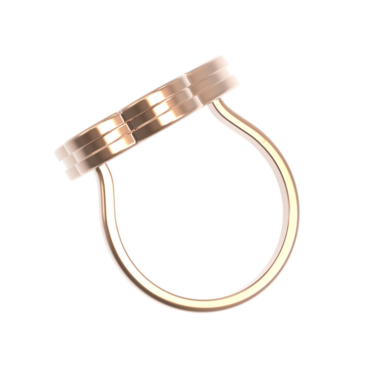 Кольцо из золота c перламутром