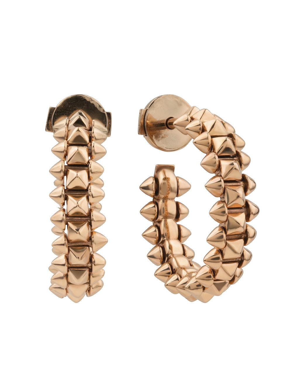 Серьги из розового золота