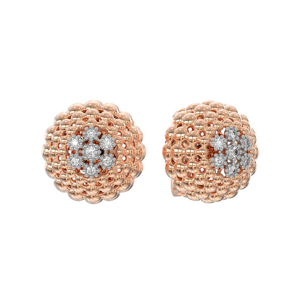 Серьги из золота c бриллиантами