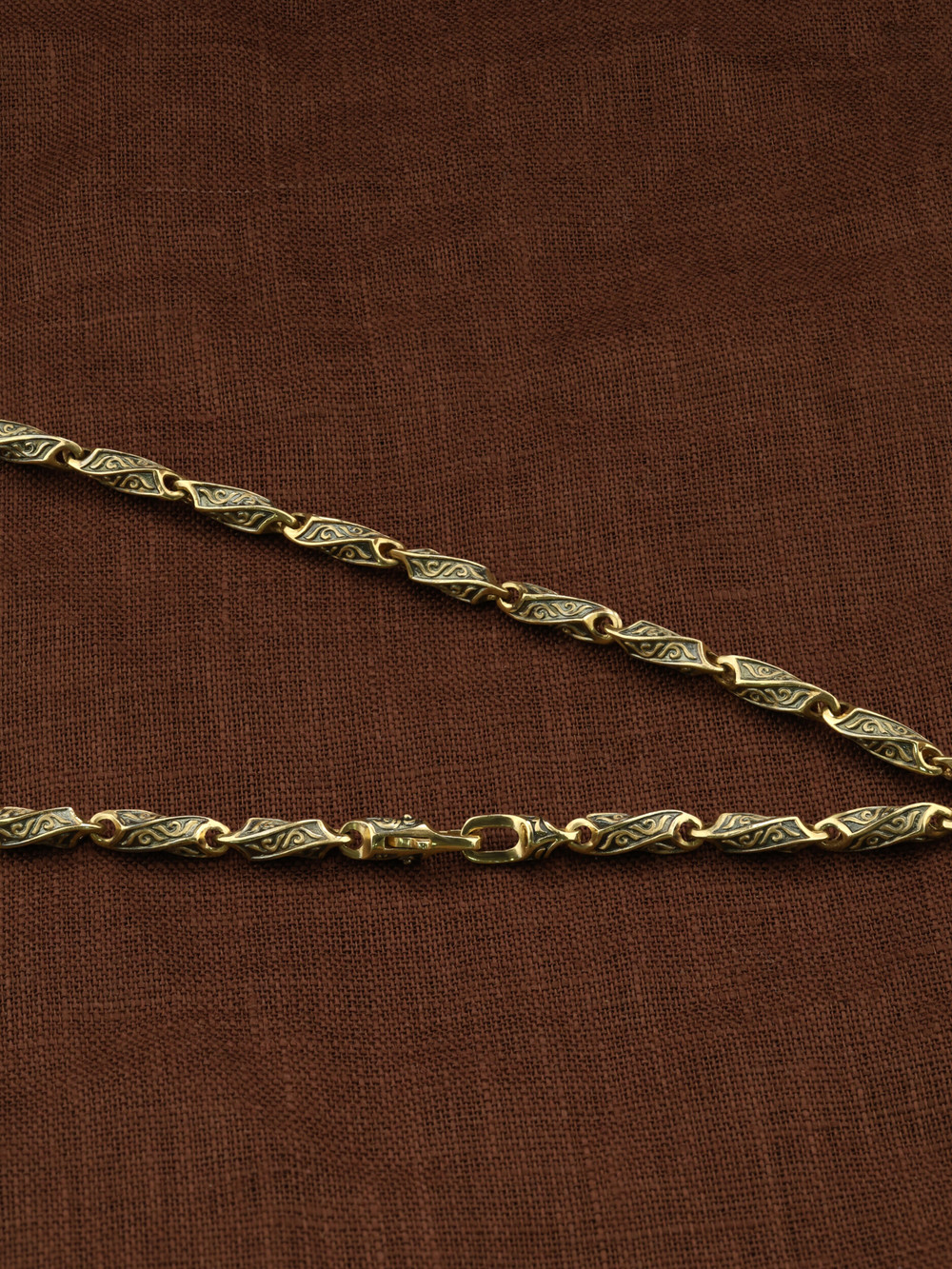 Цепь из лимонного золота