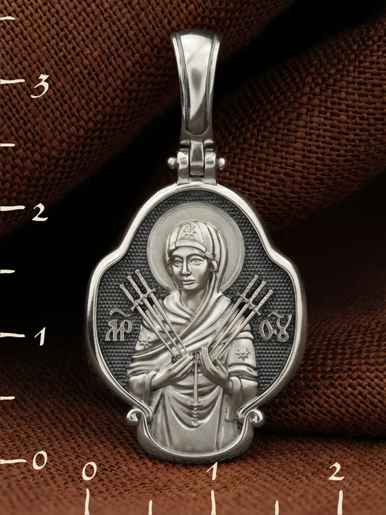 Образок из белого золота