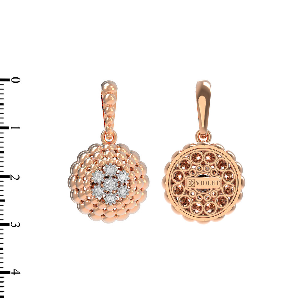 Подвеска из золота c бриллиантами