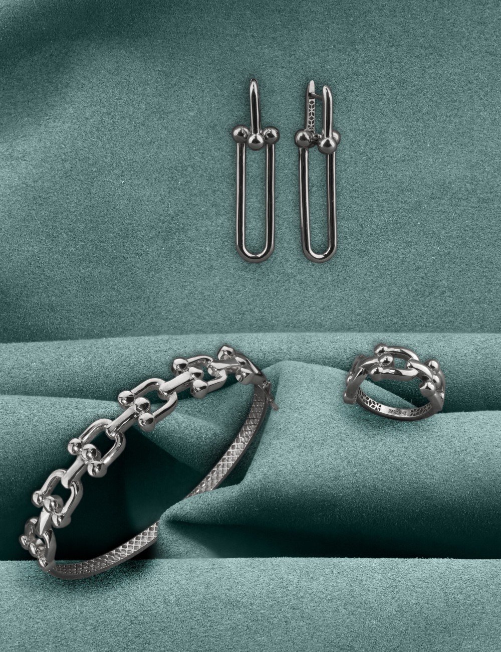 Кольцо из белого золота 585 пробы
