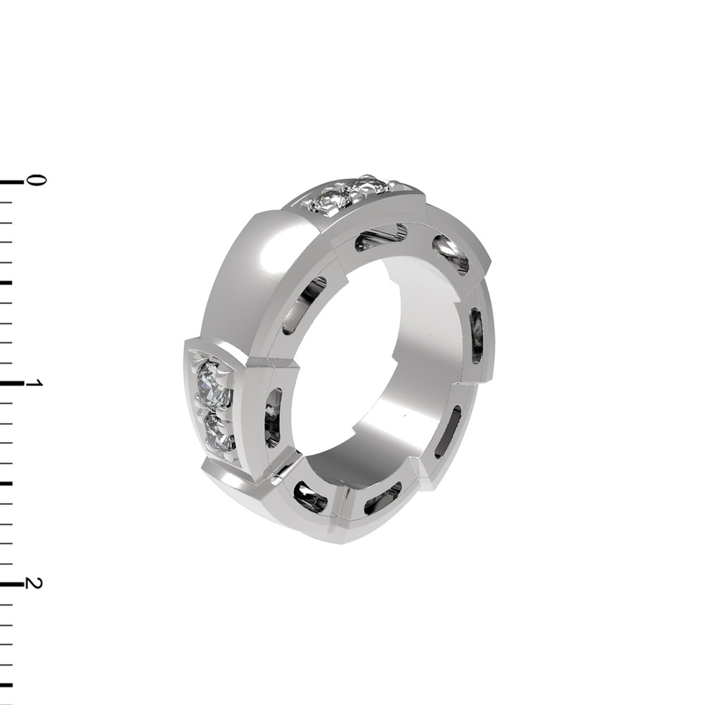 Подвеска из белого золота c бриллиантами